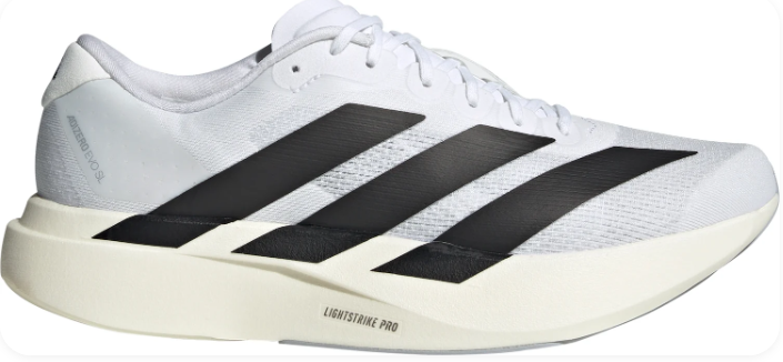 adidas Adizero EVO SL Men's Running Shoes – White/Black
