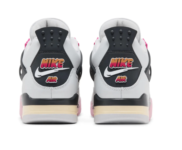 Jordan 4 Retro Comic – White & Pink Sneakers