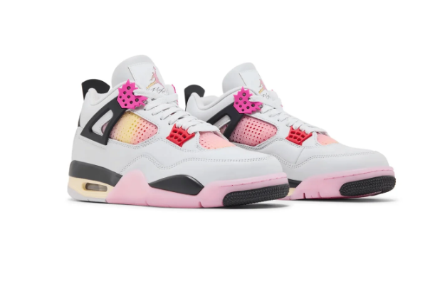 Jordan 4 Retro Comic – White & Pink Sneakers