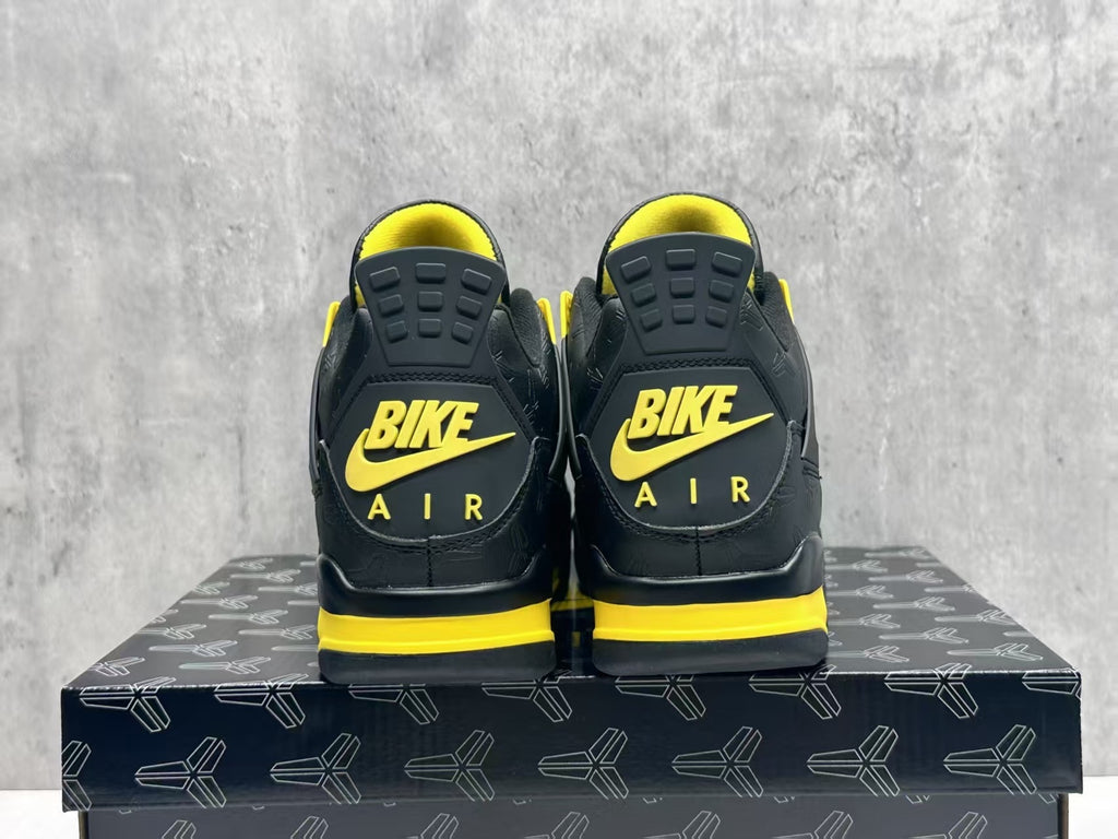 Air Jordan 4 Retro Kobe – Black & Yellow Sneakers
