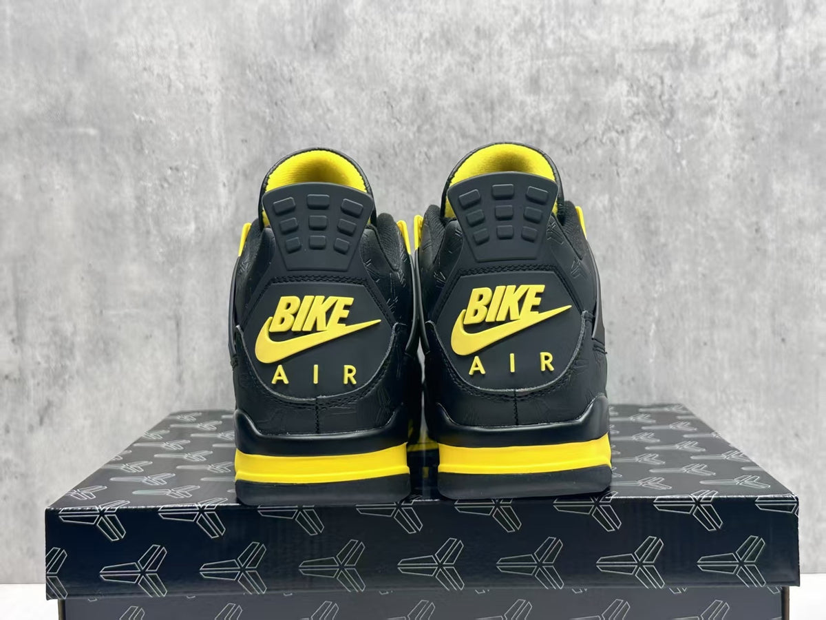 Air Jordan 4 Retro Kobe – Black & Yellow Sneakers