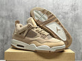 Air Jordan 4 Retro Milk Tea Beige & Cream Sneakers
