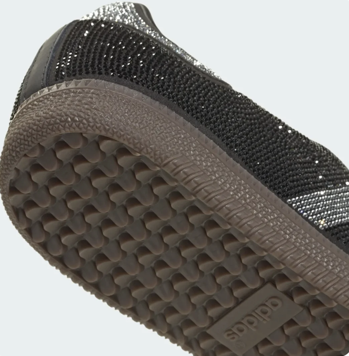 adidas Samba OG Women's Rhinestone Sneakers – Black/Silver