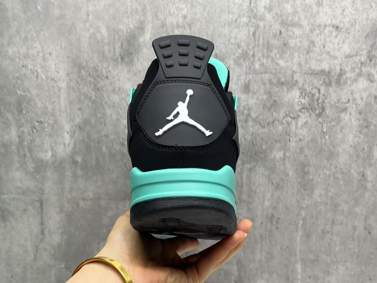 Air Jordan 4 Retro Tiffany – Black & Mint Sneakers