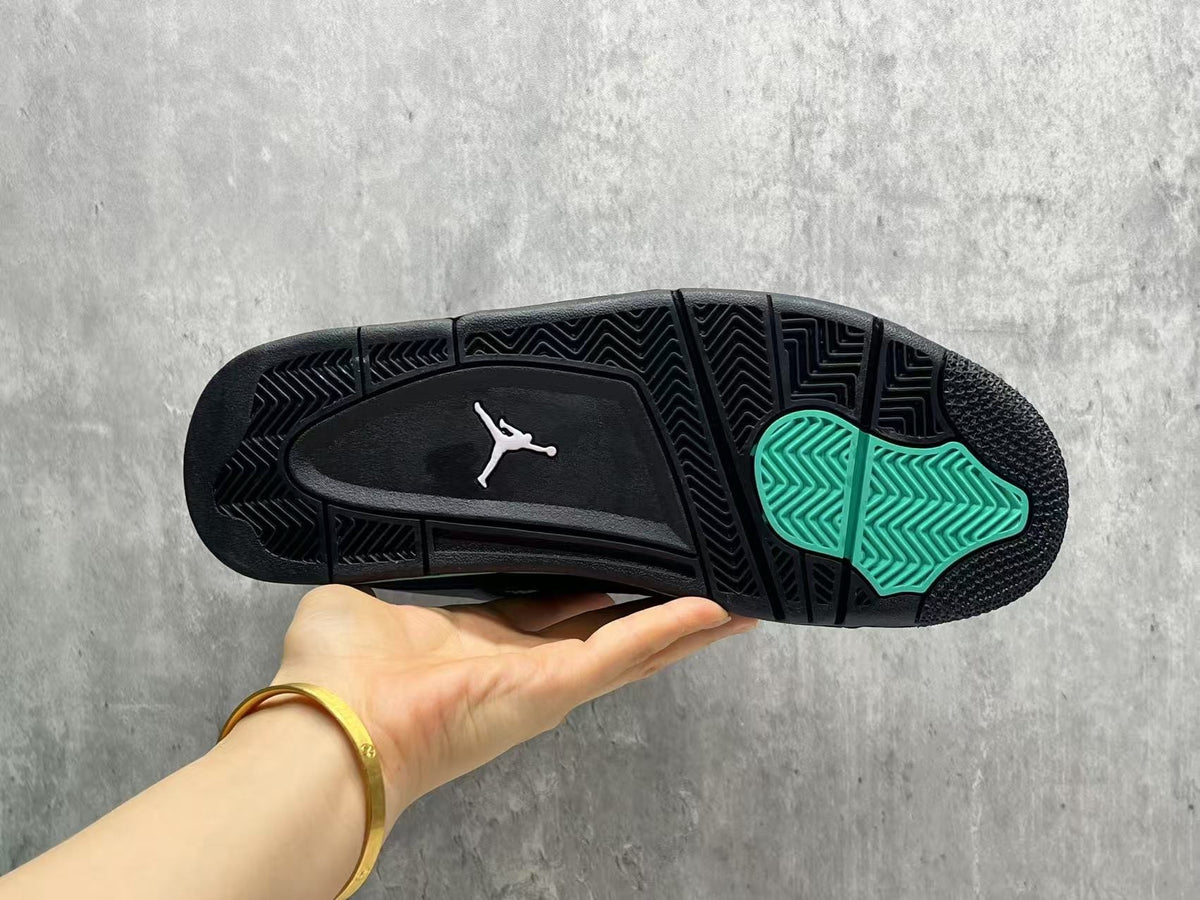 Air Jordan 4 Retro Tiffany – Black & Mint Sneakers