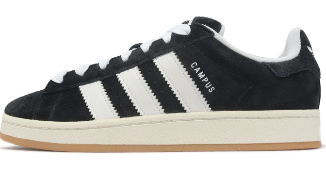 adidas Campus 00s Black White Gum